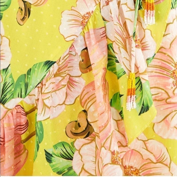 Farm rio cashew Floral print midi Anthropologie - Picture 4 of 9